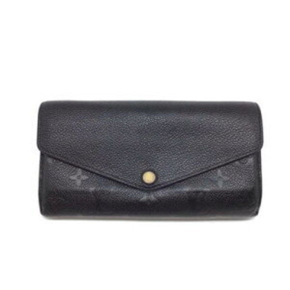 Louis Vuitton Empreinte Portefeuille Black Noir Sarah - Picture 1 of 7